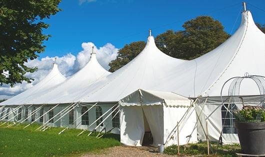 portable restrooms arranged for a special event, providing quick and easy access for attendees in Wellington